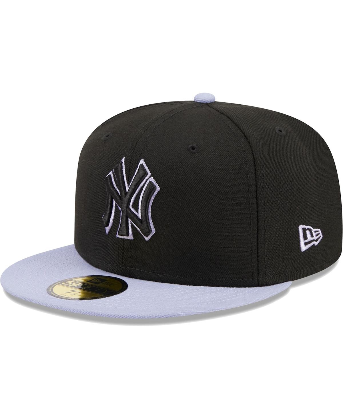 Men's New EraNew York Yankees Side Patch 59FIFTY Fitted Hat - Black