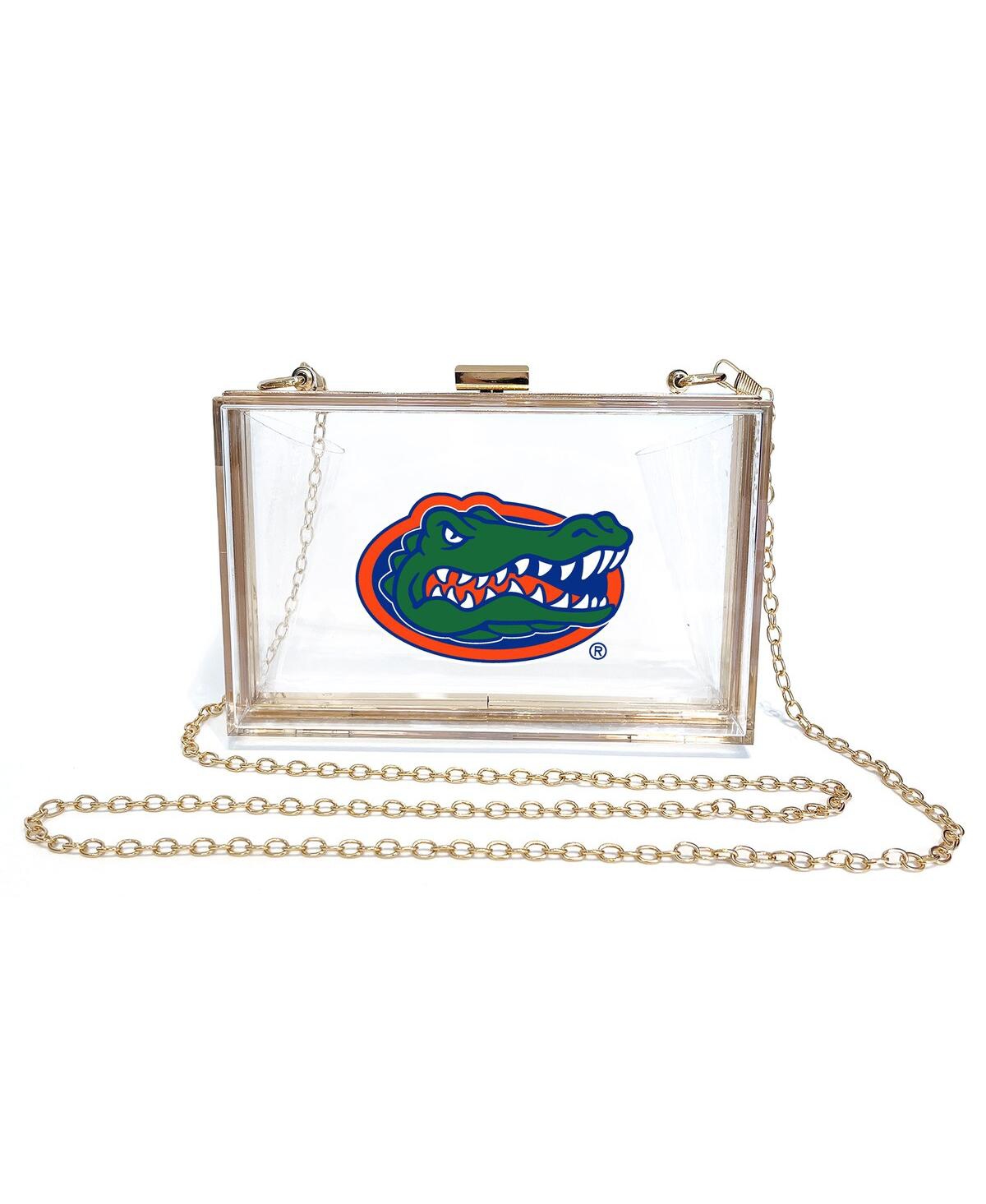 LOGO BRANDS WOMEN'S FLORIDA GATORS ALLURE CROSSBODY CLEAR BAG 