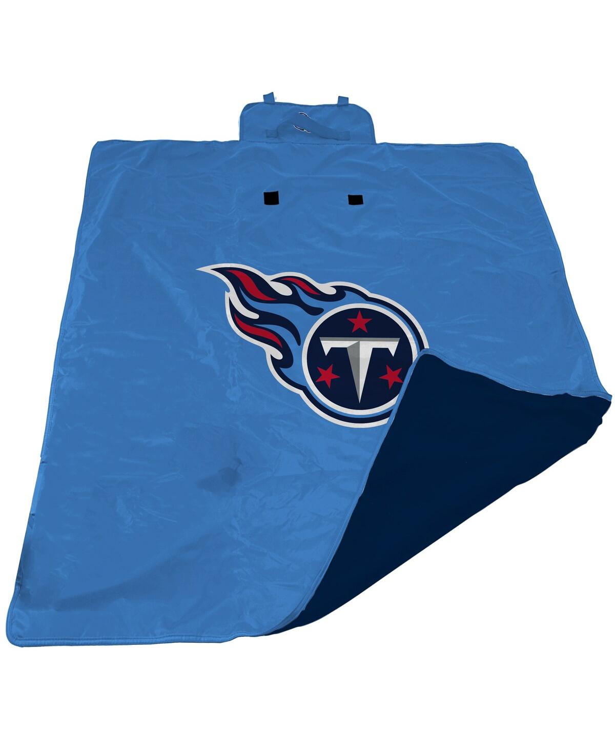 Logo Brands Powder Blue Tennessee Titans 60'' X 80'' All-weather Xl Outdoor Blanket