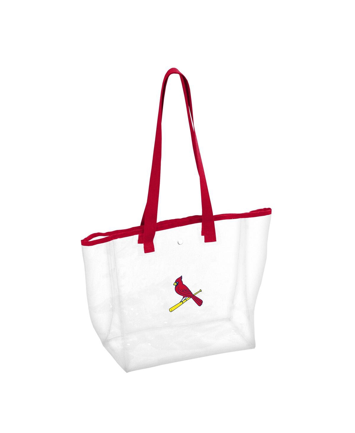 Shop Logo Brands Women's St. Louis Cardinals Stadium Clear Tote In Red