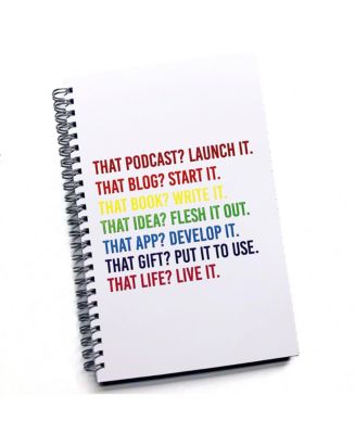 Live Life Spiral Notebook - Macy's