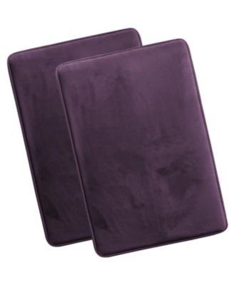 Non-Slip, Ultra Soft Plush, Memory Foam Bath Rug - Large 20"x32" - 2 Pack