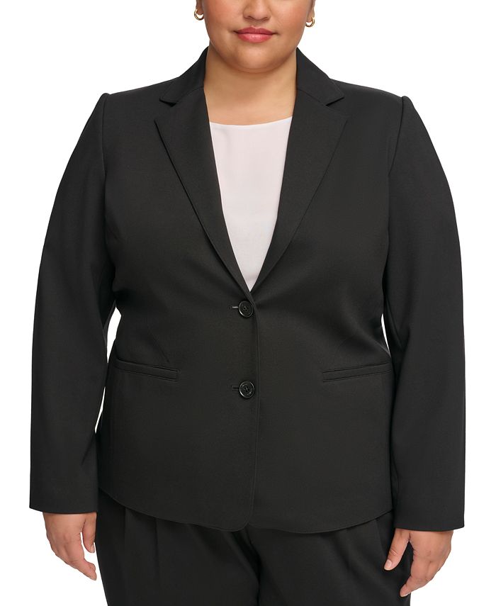 Macy's calvin klein plus size coats store