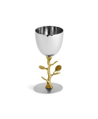 Michael Aram Botanical Leaf Gold-Tone Kiddush Cup - Macy's