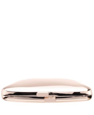 Mirror Metallic Minaudiere Clutch