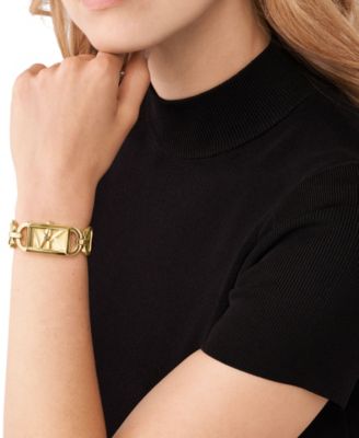 Women's Empire Quartz Three-Hand Gold-Tone Stainless Steel Watch 20X30mm