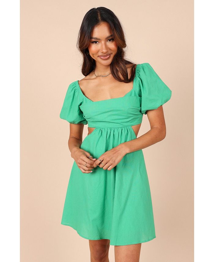 Petal and Pup Women's Jeanelle Bust Pleat Cutout Mini Dress Macy's