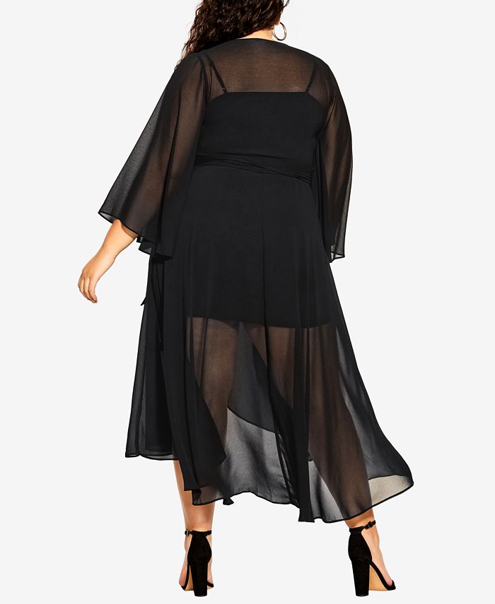 City Chic Trendy Plus Size Fleetwood Maxi Dress - Macy's