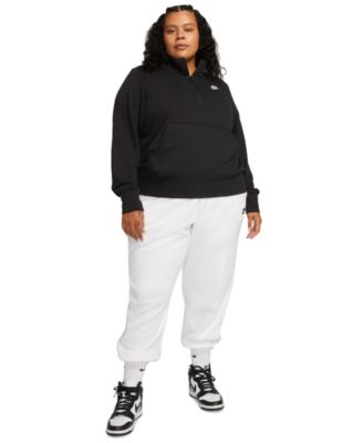 Plus Size Active Sportswear Club 1/2-Zip Fleece Sweatshirt