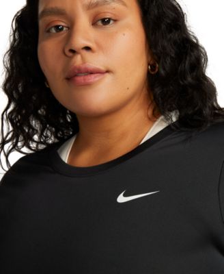 Plus Size Active Dri-FIT Women's Short-Sleeve Logo T-Shirt 