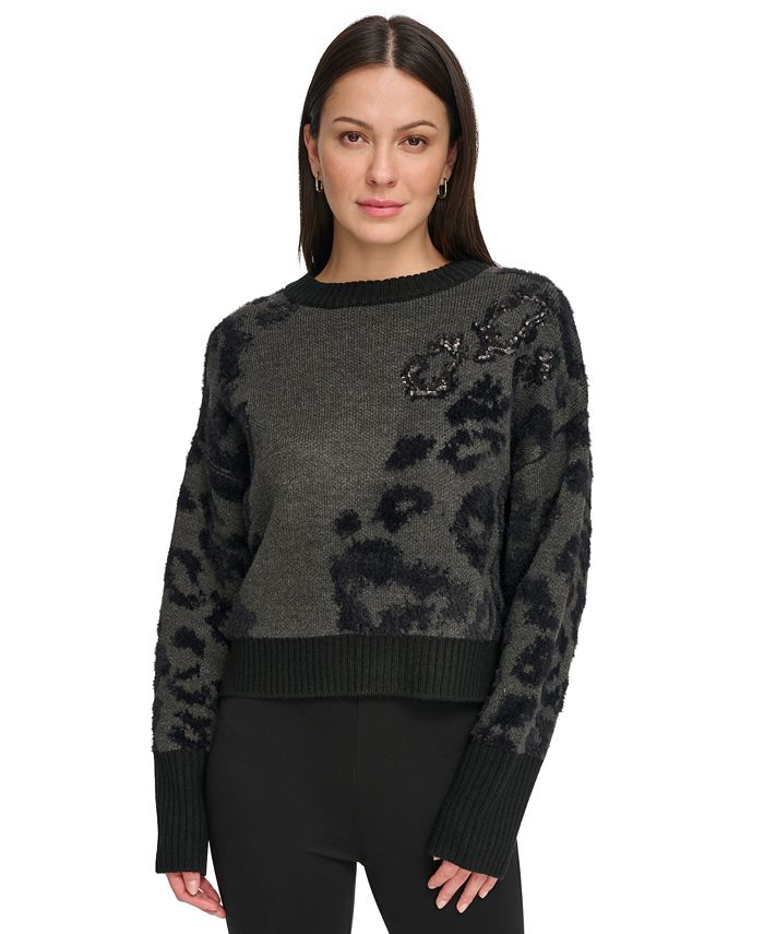 Macy's leopard sweater new arrivals