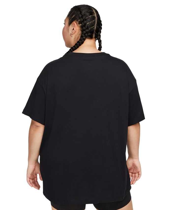 Nike Plus Size Active Sportswear Essential Women's Logo T-Shirt - Macy's