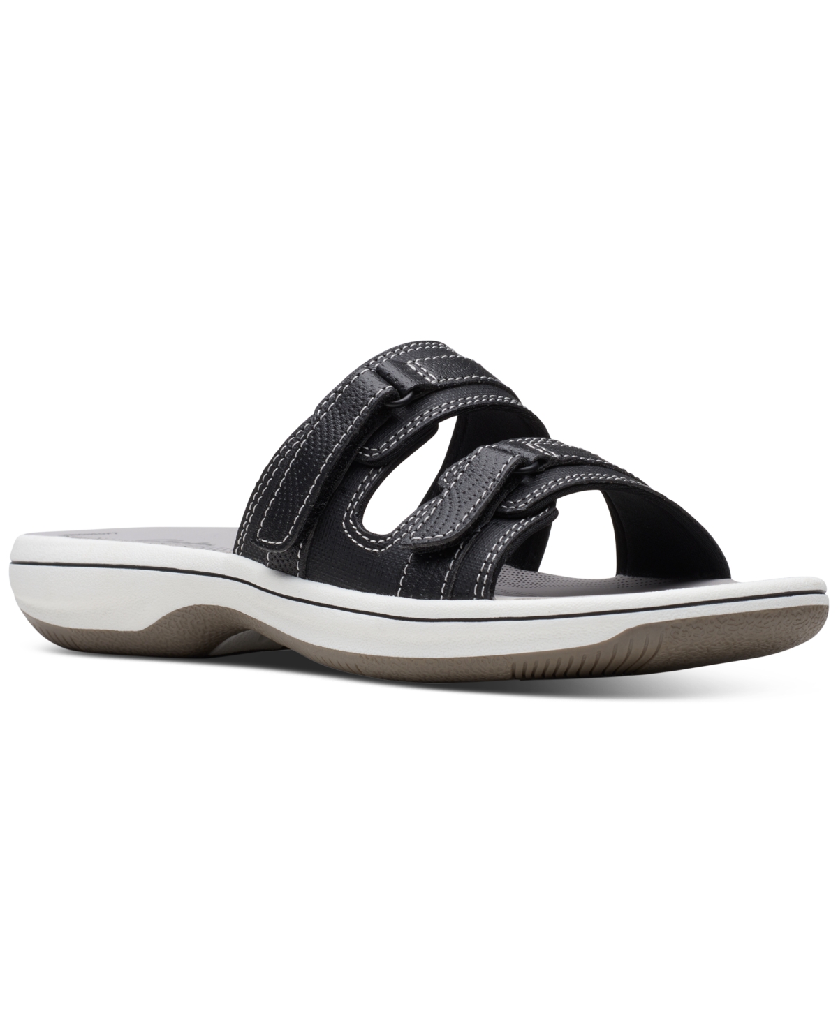 Clarks Women's Cloudsteppers Breeze Piper Comfort Slide Sandals