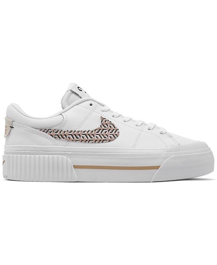 Nike Women #39 s Court Legacy Lift Platform Casual Sneakers from Finish