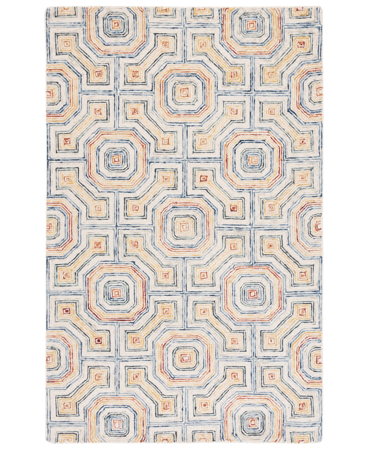 Safavieh Aurora APN264 8' x 10' Area Rug - Ivory, Blue