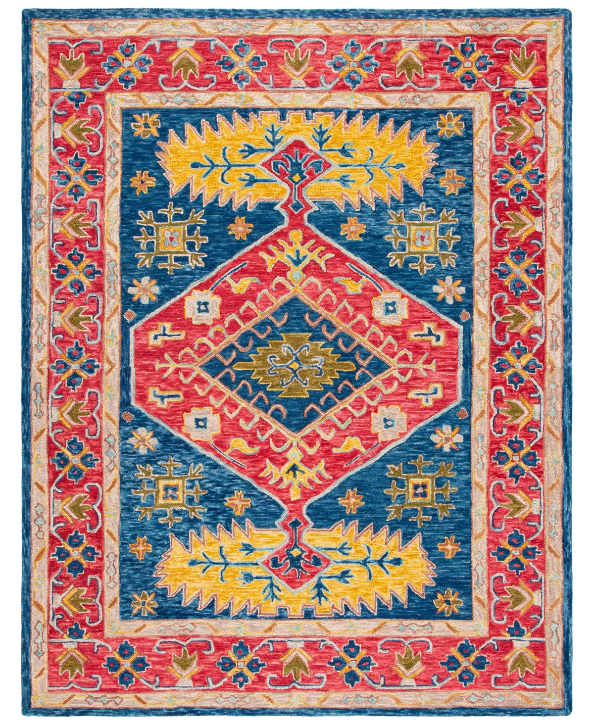Safavieh Aurora APN523 10' x 14' Area Rug - Red, Blue