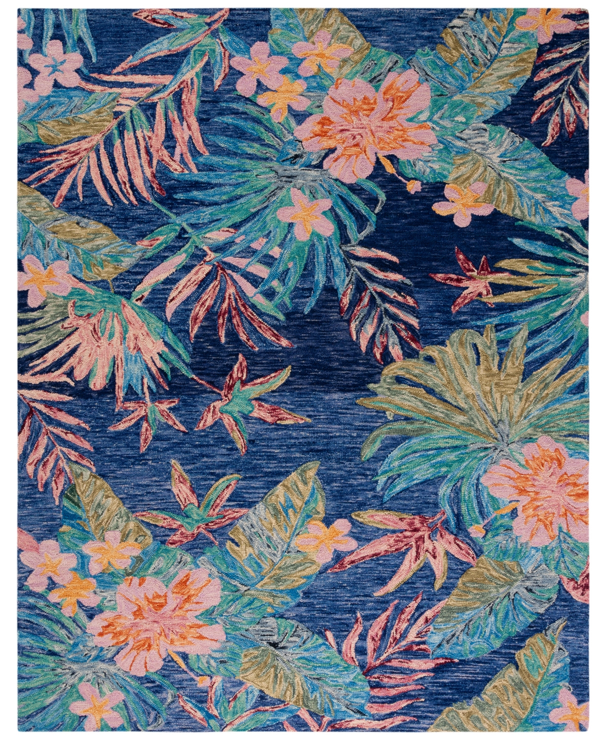 Safavieh Aurora APN524 9' x 12' Area Rug - Blue, Pink
