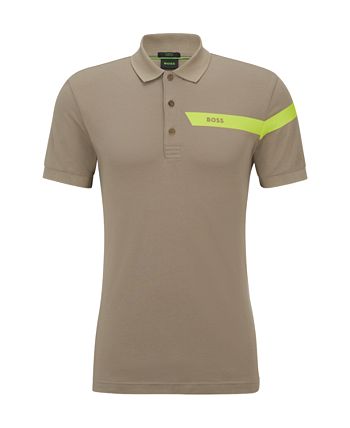 Hugo Boss Men s Stripe and Logo Slim Fit Polo Shirt Macy s