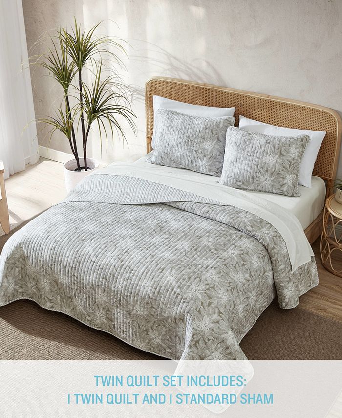 Tommy Bahama Home Makena Cotton Reversible 2 Piece Quilt Set, Twin Macy's