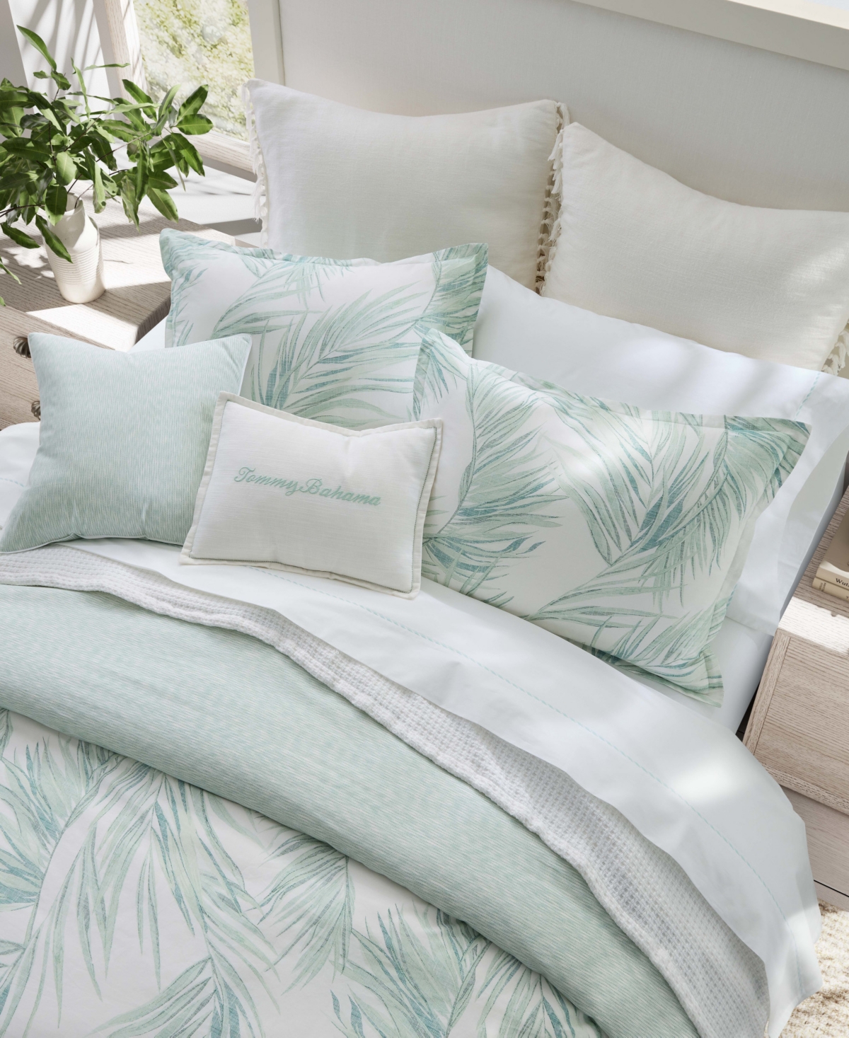 Tommy Bahama Home Canyon Palms Cotton Reversible 3 Piece Duvet Cover Set,