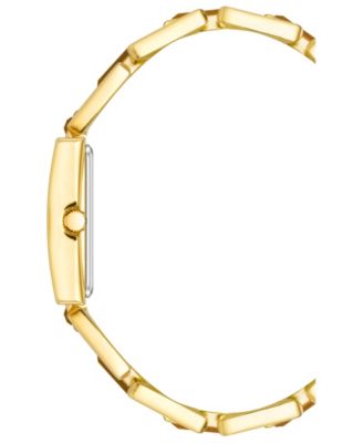 Women's Quartz Gold-Tone Alloy Watch, 28mm x 21mm