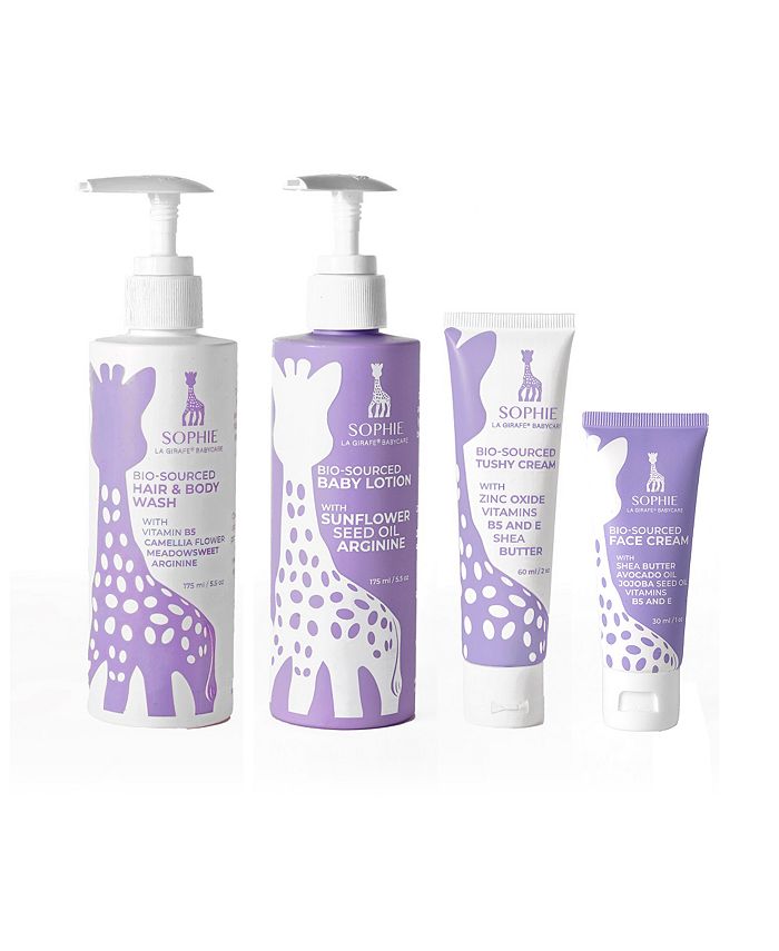 Sophie la Girafe Babycare New Baby Set; Tushy Cream, Face Cream, Hair ...