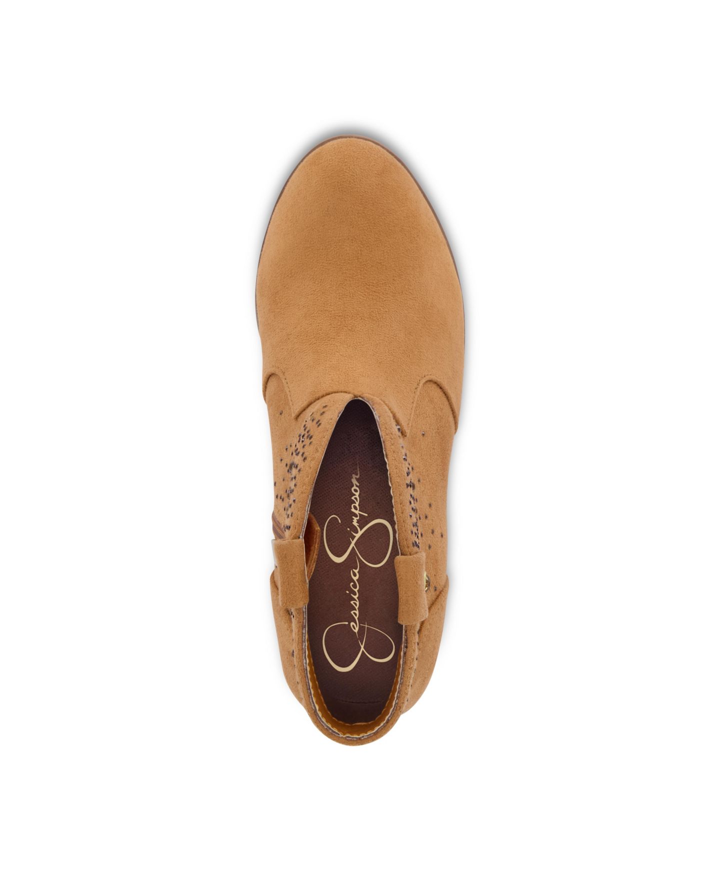 Ботинки Jessica Simpson Layla Ankle Booties для девочек, цвет: Коньячный — фото 4