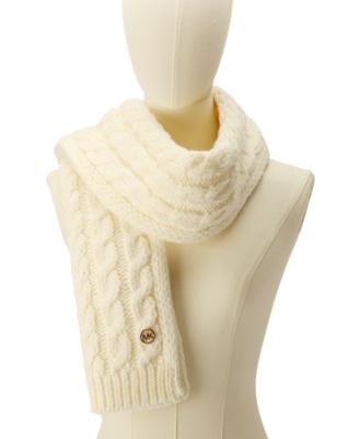 Women's Moving Cables Knit Scarf
