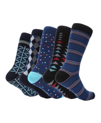 Men's Exceptional Evening Crew Socks 5 Pack