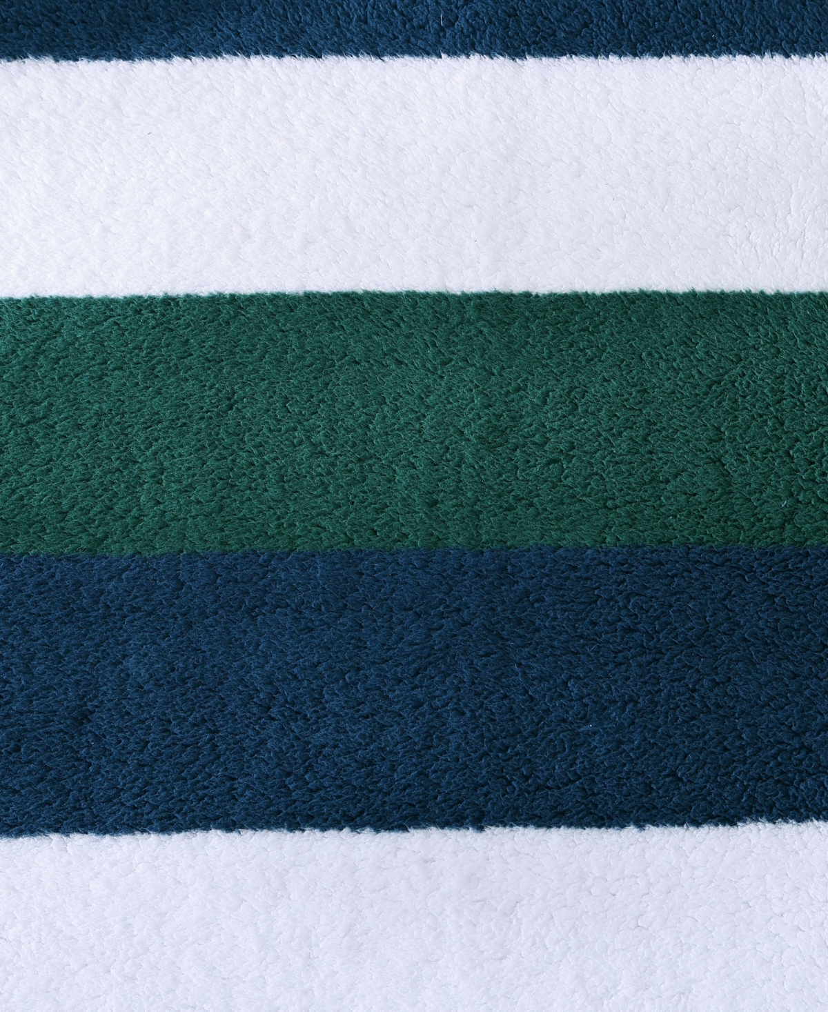 Nautica Wilton Sherpa Striped Throw, 60" X 50"