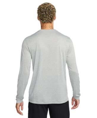 Men's Relaxed-Fit Long-Sleeve Fitness T-Shirt