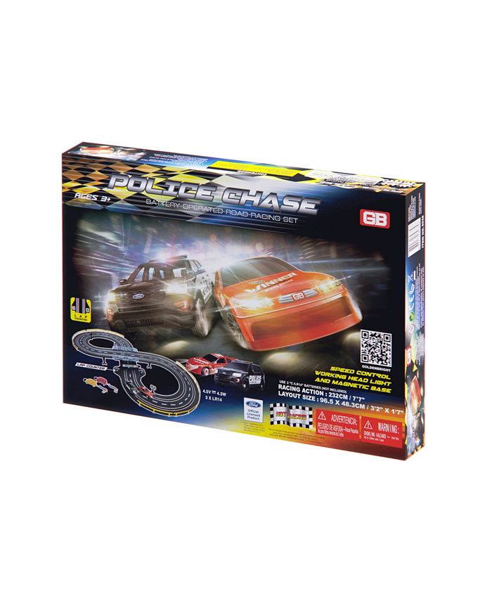 Speed chase battery operated road racing set sales