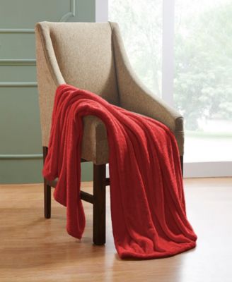 Wrinkle Resistant Plush Fleece Throw, 50" x 60"