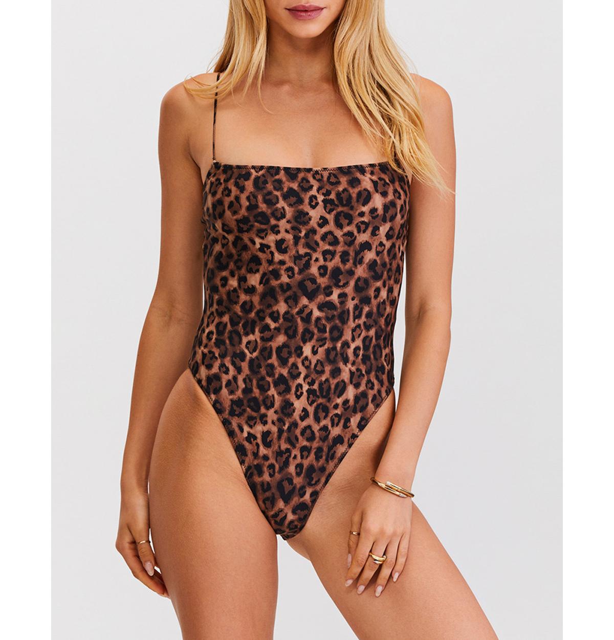 Sunkissed Le Bon Bon One-piece Swimsuit In Brown