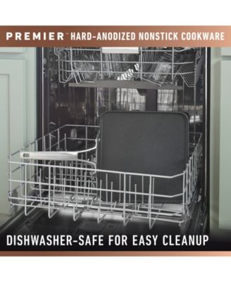 Premier Hard-Anodized Nonstick 11" Square Griddle Pan