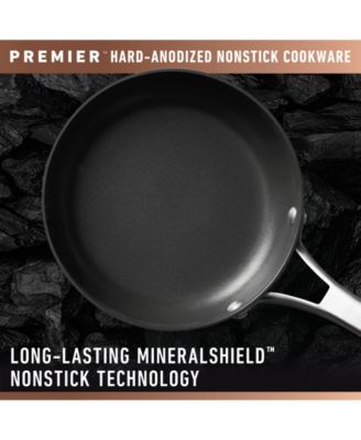 Premier Hard-Anodized Nonstick 7 Quart Sauteuse with Lid