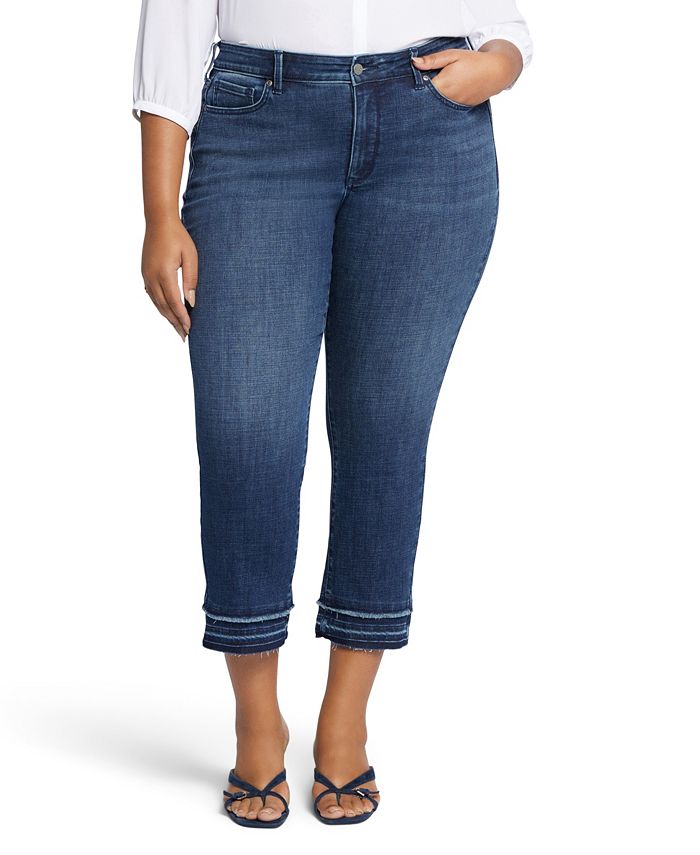 NYDJ Plus Size Marilyn Straight Ankle Jeans Macy s
