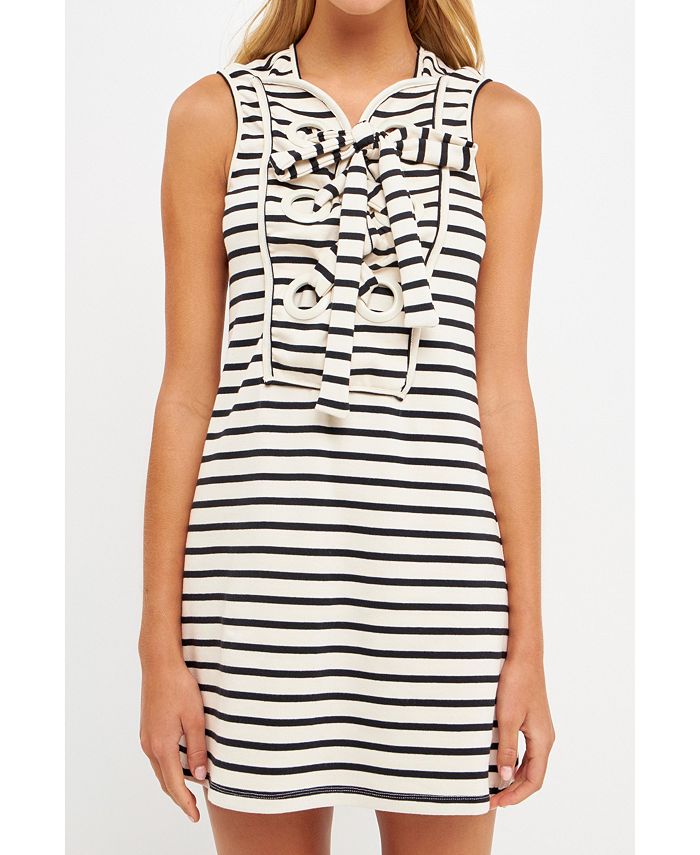 English factory striped dress online