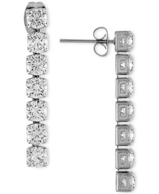 Tennis Drop Earrings