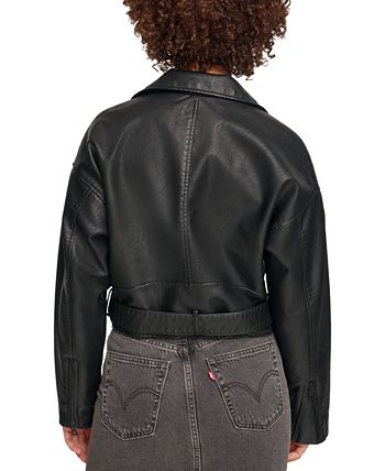 Levis leather jacket macys clearance