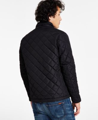 ジャケット・アウター HERENCIA High neck quilted knit coat HERENCIA High neck quilted knit coat