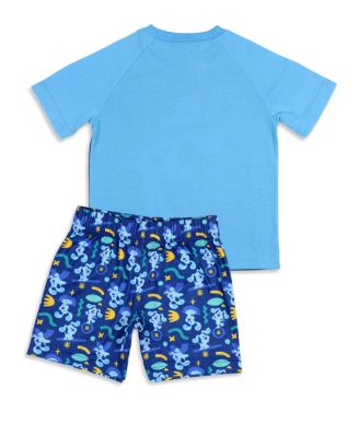 Toddler Boys Nickelodeon Smile Blue 2-Piece Sleep Lounge Pajama Set