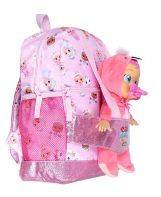 Backpack Magic Tears Characters Baby Doll Carrier Dual Compartment Book Bag