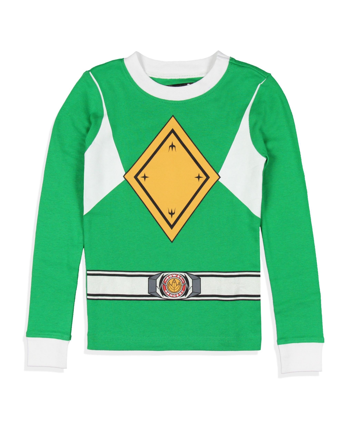 Power Rangers Toddler Character Uniform Tight-Fit Sleep 2-Piece Pajama Set
