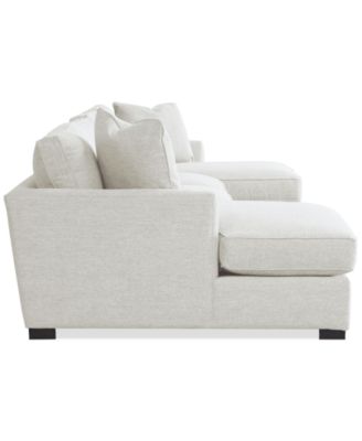 CLOSEOUT! Nightford 146" 3-Pc. Fabric Double Chaise Sectional, Created for Macy's