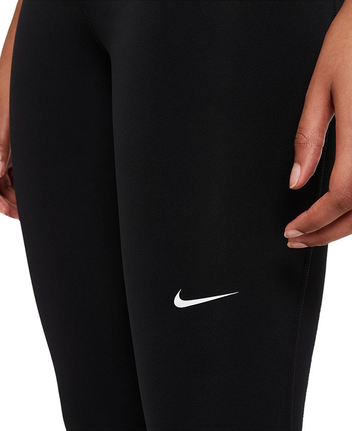 Nike Pro Women's Dri Fit Mid Rise Tight Mesh-Paneled Leggings CZ977