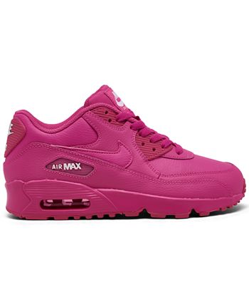 Nike Big Girls Air Max 90 LTR Casual Sneakers from Finish Line - Macy's