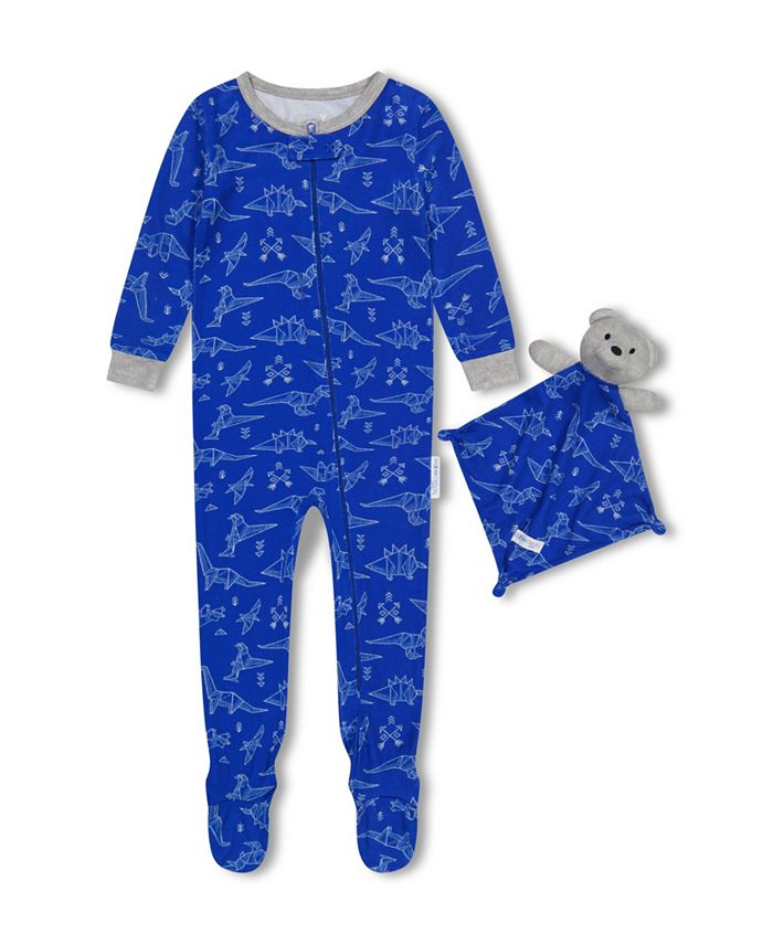 Max Olivia Baby Boys Snug Fit Coverall One Piece with Matching