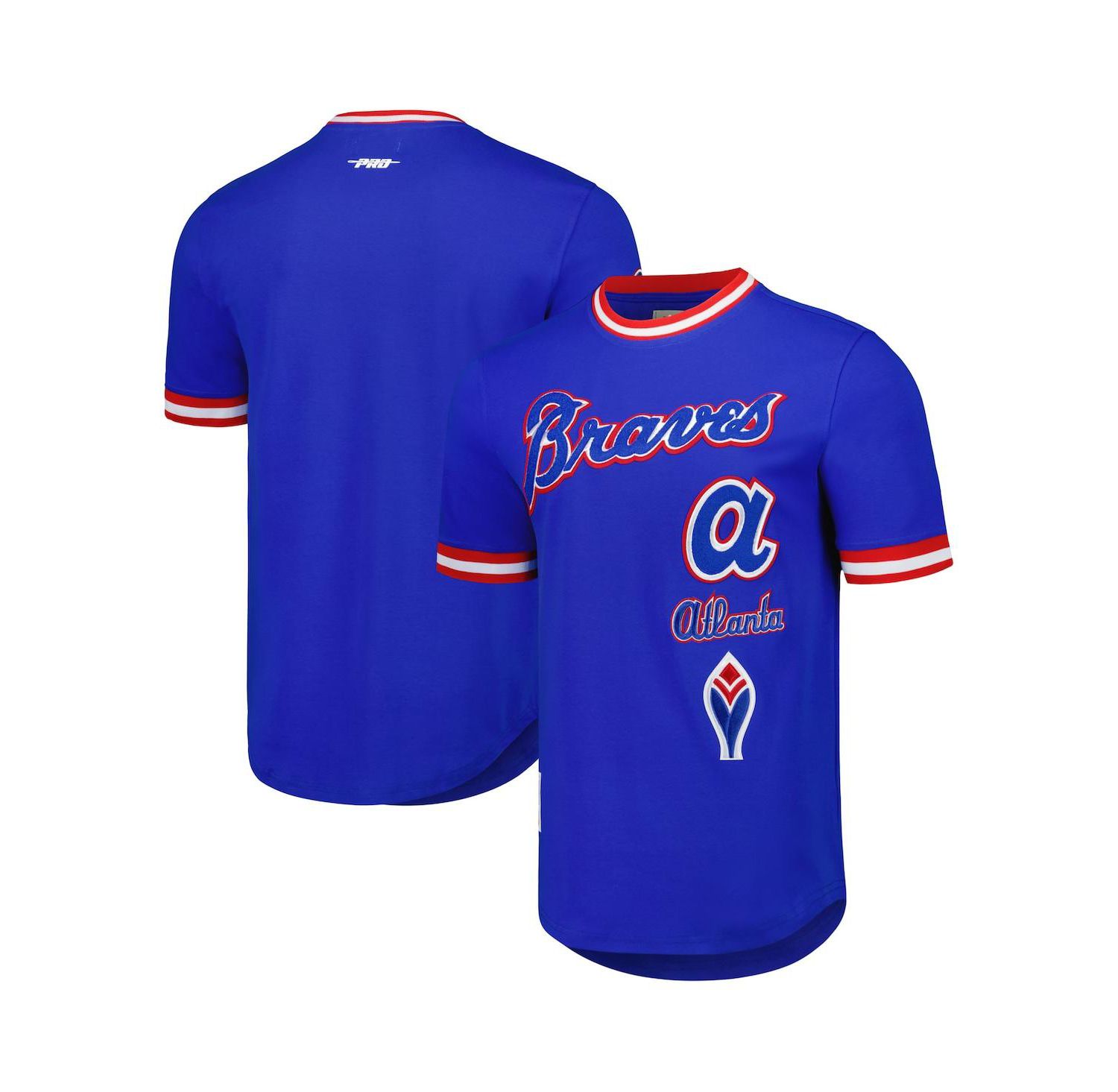 Men's Royal Atlanta Braves Cooperstown Collection Retro Classic T-shirt