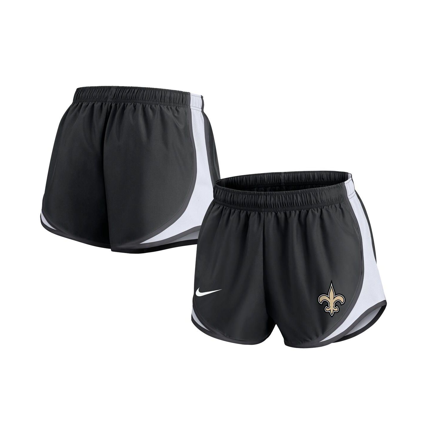 Женские шорты Nike Black New Orleans Saints Performance Tempo — фото 1